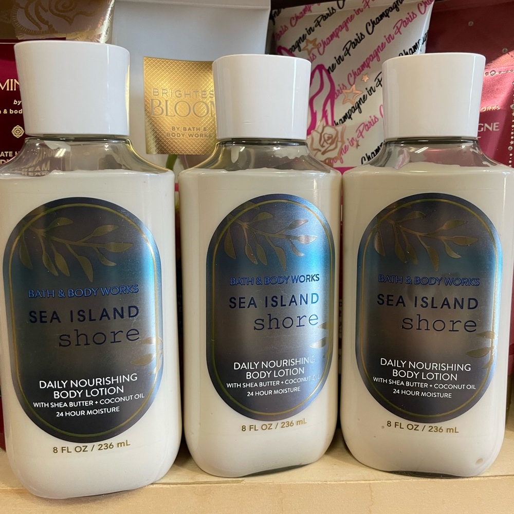 3 Bath & Body Works Sea Island Shore Body Lotion